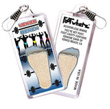 Venice Beach FootWhere® Souvenir Zipper-Pulls. 6 Piece Set. Made in USA - FootWhere® Souvenir Shop