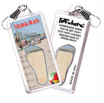 Load image into Gallery viewer, Virginia Beach FootWhere® Souvenir Zipper-Pulls. 6 Piece Set. Made in USA - FootWhere® Souvenir Shop
