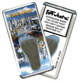 Vancouver, B.C. FootWhere® Souvenir Fridge Magnet. Made in USA-FootWhere® Souvenirs