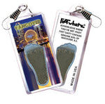Load image into Gallery viewer, Vancouver FootWhere® Souvenir Zipper-Pull. Made in USA-FootWhere® Souvenirs
