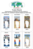 Venice Beach, CA FootWhere® Souvenir Magnet. 72 pieces/6 assorted styles.-FootWhere® Souvenirs