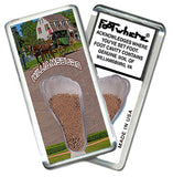 Williamsburg, VA FootWhere® Souvenir Magnet. 72 pieces/6 assorted styles.