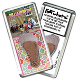 Williamsburg, VA FootWhere® Souvenir Magnet. 72 pieces/6 assorted styles.