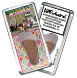 Williamsburg FootWhere® Souvenir Fridge Magnets. 6 Piece Set. Made in USA - FootWhere® Souvenir Shop
