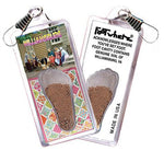 Load image into Gallery viewer, Williamsburg FootWhere® Souvenir Zipper-Pulls. 6 Piece Set. Made in USA - FootWhere® Souvenir Shop
