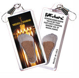 Wichita, KS FootWhere® Souvenir Zipper-Pull. 72 pieces/6 assorted styles.