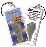 Load image into Gallery viewer, Wilmington, NC FootWhere® Souvenir Keychain. 72 pieces/6 assorted styles.
