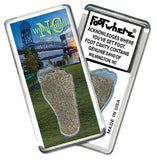 Wilmington FootWhere® Souvenir Fridge Magnets. 6 Piece Set. Made in USA - FootWhere® Souvenir Shop