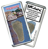 Wilmington, NC FootWhere® Souvenir Fridge Magnet. Made in USA-FootWhere® Souvenirs