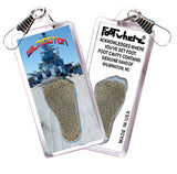 Wilmington, NC FootWhere® Souvenir Zipper-Pull. 72 pieces/6 assorted styles.