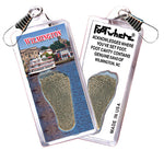 Load image into Gallery viewer, Wilmington, NC FootWhere® Souvenir Zipper-Pull. 72 pieces/6 assorted styles.

