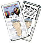 Load image into Gallery viewer, White Sands, NM FootWhere® Souvenir Fridge Magnet. Made in USA-FootWhere® Souvenirs
