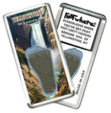 Yellowstone, WY FootWhere® Souvenir Magnet. 72 pieces/6 assorted styles.-FootWhere® Souvenirs